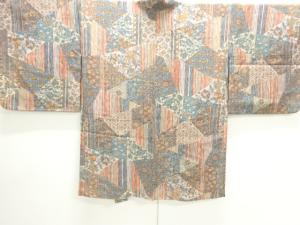 切り嵌め風花更紗模様羽織